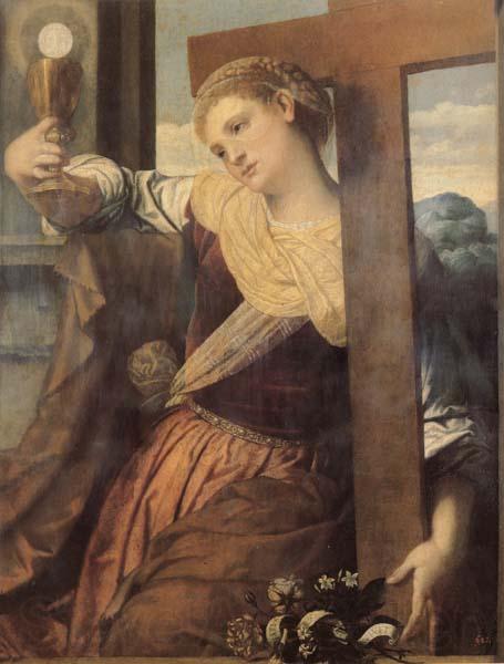 MORETTO da Brescia Allegory of Faith Norge oil painting art